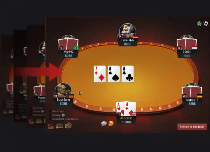 GGPoker桌面客户端与游戏内容展示
